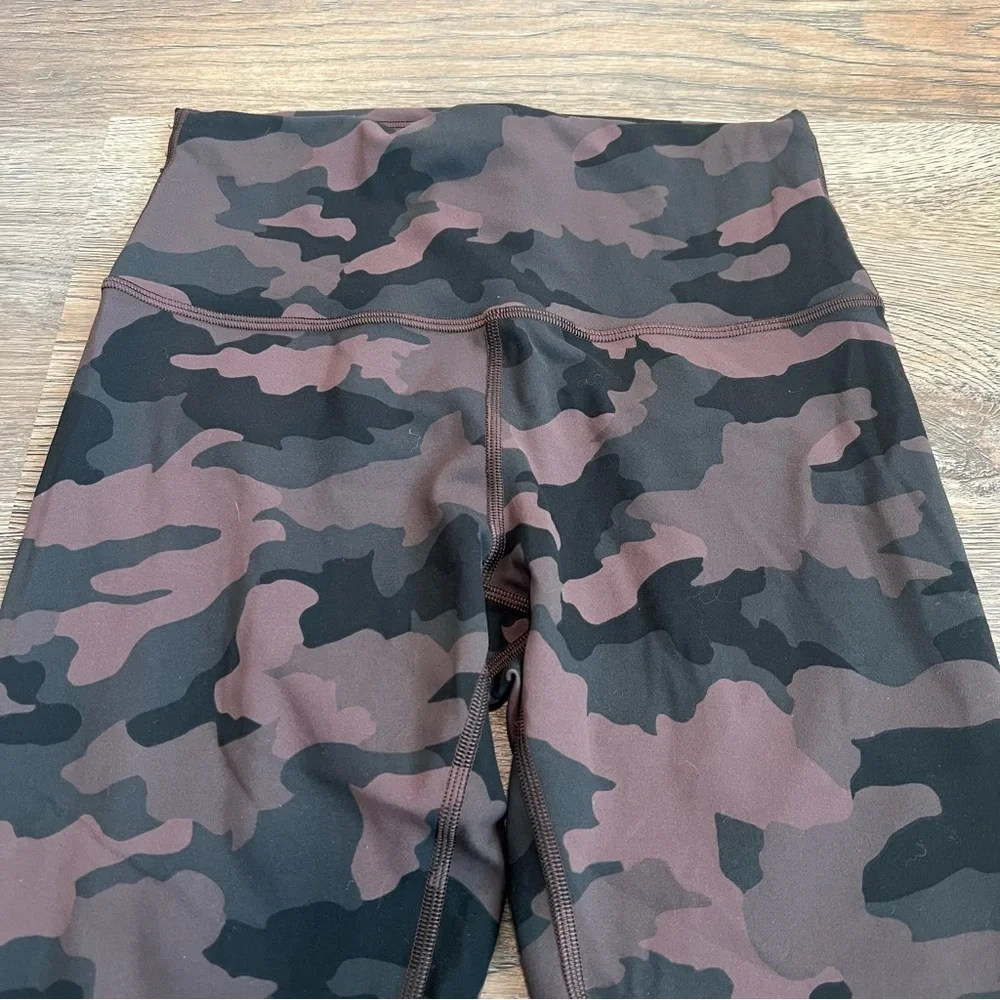 Lululemon Wunder Train High-Rise 25” Leggings Size 6 Camo Brown Earth Everlux